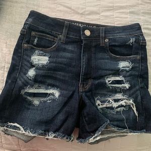 American Eagle Dark Wash Shorts